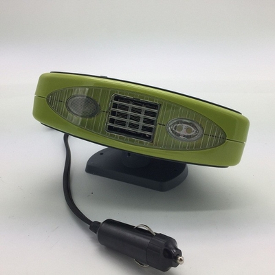 Yeşil Taşınabilir Araç Isıtıcıları Otomatik Fan Isıtıcı Pic Isıtma Elemanı ile İki Anahtar