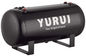 OEM Siyah Demir taşınabilir hava kompresörü tankı 200 PSI Taşınabilir 27,2 ”U x 8,4” G x 10 ”Y