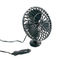 Adsorpsiyon ile Mini Siyah Plastik Araç Soğutma Fanları Dc 12v Taşınabilir 4 İnç