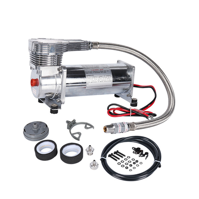 Hızlı Chrome Çelik Taşınabilir Hava Kompresörü 12v Ağır Görevli Araç