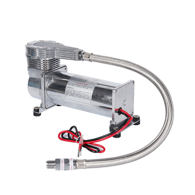 Hızlı Chrome Çelik Taşınabilir Hava Kompresörü 12v Ağır Görevli Araç