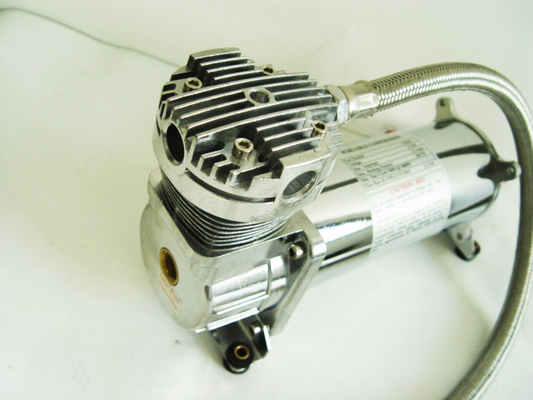 Dayanıklı Ağır Görevli OffRoad Air Ride Süspansiyon Kompresörü DC12v Chrome Çelik
