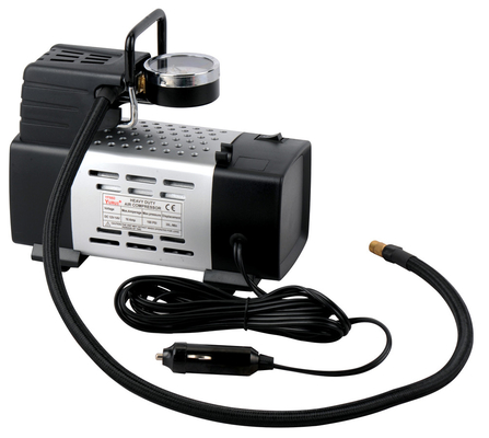 Taşınabilir Metal Hava Kompresörü 150PSI 12V 2 Nozul Adaptörlü Güçlü Enflasyon