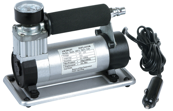 İyi bir fiyat. Gümüş Metal 12V Hava Kompresörü Kiti, Çakmaklı Araba 3M Kablosu İçin çevrimiçi