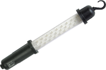 Plastik Taşınabilir Araç Isıtıcıları Çakmak Fişi ve Şarj Fişi ile Underhood Çalışma Işığı Led