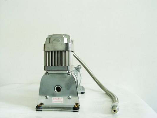 Tek 150psi 12V 1/4 "Hava Süspansiyonlu Kompresör Ağır Hizmet Gümüş