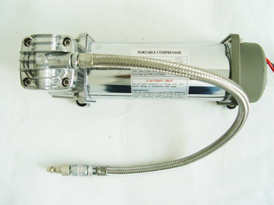 150PSI Krom 1.75CFM Ağır Hizmet Tipi Taşınabilir Hava Şok Kompresörü 12v Hava Tanklı