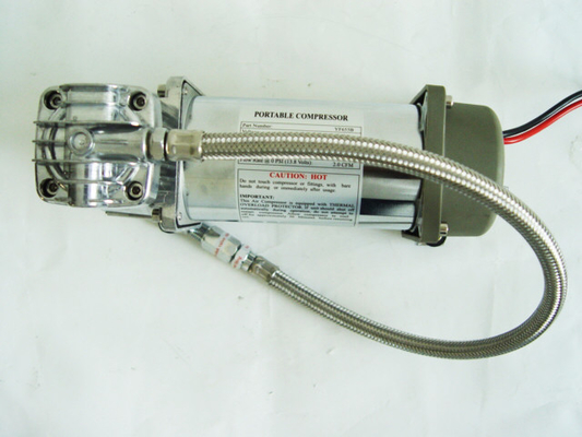 Krom Hava Yastığı Hava Yolculuğu Süspansiyon Kompresörü 150psi 2.18CFM, 12v Araba Hava Kompresörü