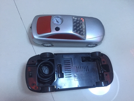 12 Volt Araba Şekilli Araba Hava Pompası 3'ü 1 Arada 4V 1.5Ah Pil ile 150 PSI Çok Renkli