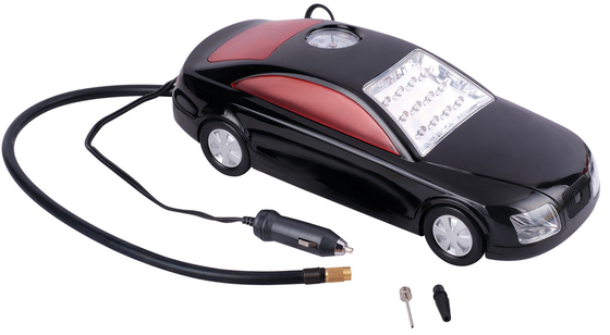 İyi bir fiyat. 12 Volt Araba Şekilli Araba Hava Pompası 3'ü 1 Arada 4V 1.5Ah Pil ile 150 PSI Çok Renkli çevrimiçi