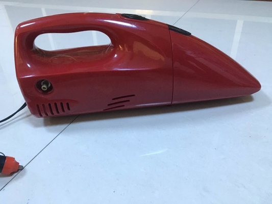 Enflasyon Fuction ile Araba İçin 2 1 DC 12V Kırmızı ve Sarı Fantezi Taşınabilir Araç Süpürge