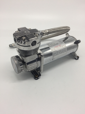 Dayanıklı Ağır Görevli OffRoad Air Ride Süspansiyon Kompresörü DC12v Chrome Çelik