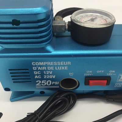 AC/DC Plastik Araç Hava Kompresörleri Gezi taşınabilir Araba Lastikleri Lastikler İçin Elektrikli Hava Pompası