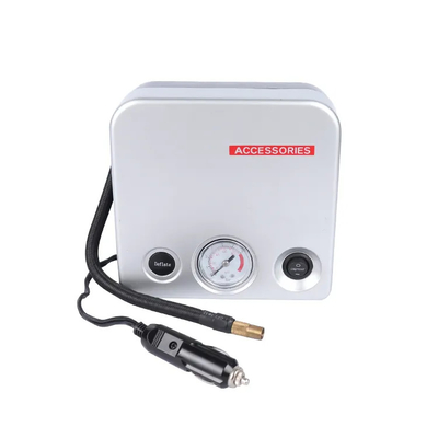 Gümüş Mini Kullanılabilir Araç Hava Kompresörleri Dc 12v Deflating Fonksiyonu ile