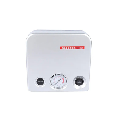 Gümüş Mini Kullanılabilir Araç Hava Kompresörleri Dc 12v Deflating Fonksiyonu ile