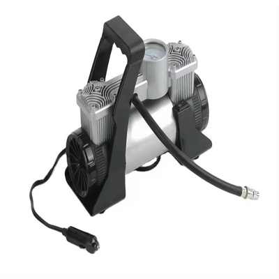 Otomobil lastik şişirici Dc 12v Metal Basınç Otomatik Hava Kompresörü Plastik Kutusu ile