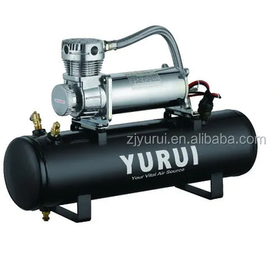 Kara Dayanıklı 12v Hava Süspansiyonu Kompresörü Araç için Tankla Ağır Görevli