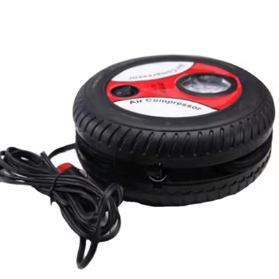 Dc12v Mini taşınabilir araba hava kompresörü araba lastiği şişirme için sigara çakmak fiş ile