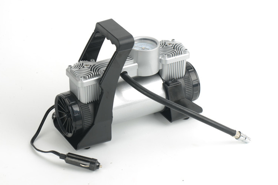 Gümüş / Balck Metal 12v Ağır Hizmet Tipi Hava Kompresörü Çantalı Işıksız