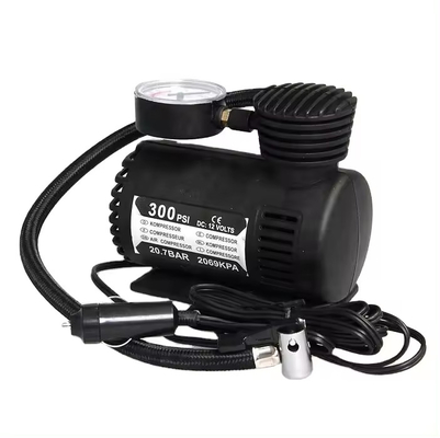 Sigara çakmak fişine sahip plastik DC12v hava kompresörü