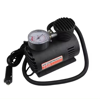 Sigara çakmak fişine sahip plastik DC12v hava kompresörü