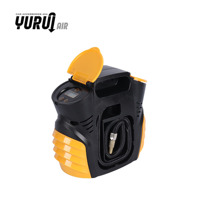 DC12V taşınabilir mini araba hava pompası dijital ölçümlü LED ışığı