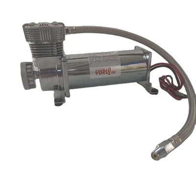 Düşük gürültülü DC12V Chrome Araç Hava Süspansiyonu Kompresörü