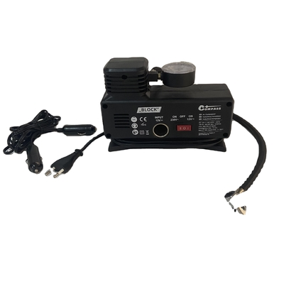 AC110-230V/DC12V Değişken akım Araç lastiği hava kompresörü nozzle ile