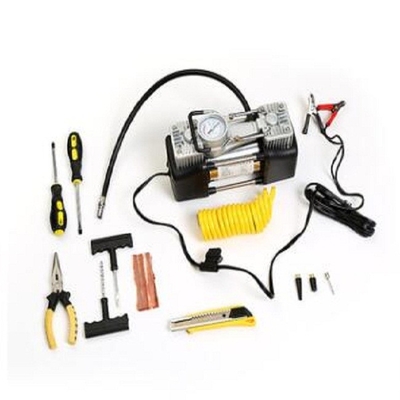 180w 150psi Taşınabilir 12v Hava Kompresörü Metal Hava Pompası Çantalı Oem Servisi