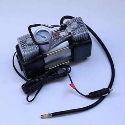 Gümüş Araç Hava Kompresörleri Kamyonlar İçin Taşınabilir 12v Elektrikli Hava Kompresörü Hava Şokları