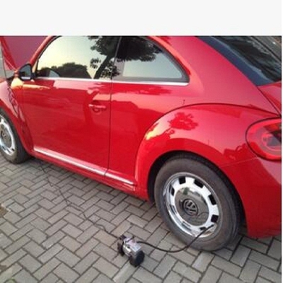 3'ü 1 arada Metal Hava Pompası, Lambalı 12v Taşınabilir Hava Kompresörü