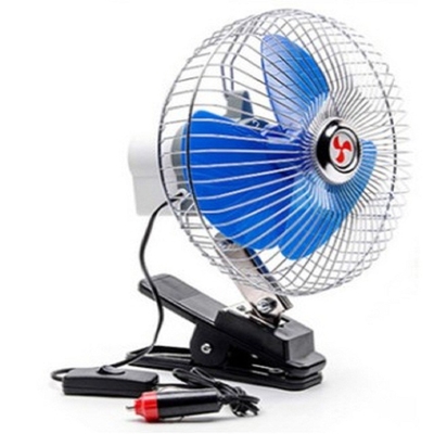 Plastik Arka Koruma Araba Soğutma Fanı, Anahtar Dc12v ile Mini Otomatik Soğuk Fan