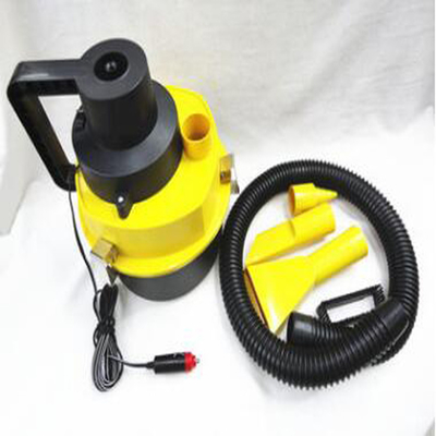 Sarı Portatif ABS DC12v Araç Kullanımı Esnek Islak ve Kuru Vakumlu
