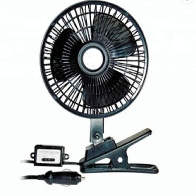 İyi bir fiyat. Siyah Araba Soğutma Fanı Plastik Malzeme 12v / 24v Yarım Emniyetli Metal Koruma ile çevrimiçi