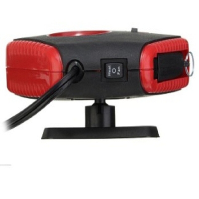 ABS Dc12v taşınabilir PTC LED ışığı ile seramik araba fan ısıtıcısı