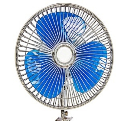 İyi bir fiyat. 12v / 24v Araba Soğutma Fanı Tam Emniyetli Metal Korumalı 8 İnç Salınımlı Fan çevrimiçi