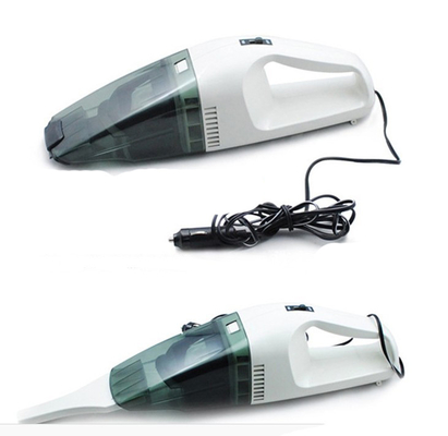 Yıkanabilir Filtre 12v Dc ile Beyaz Siyah El Araba Elektrikli Süpürge 0.8kgs