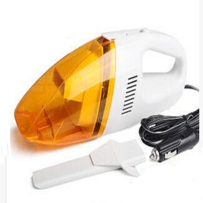 Yıkanabilir Filtreli Turuncu Otomatik Vakum Elde Taşınabilir Araba Süpürgesi Dc12v