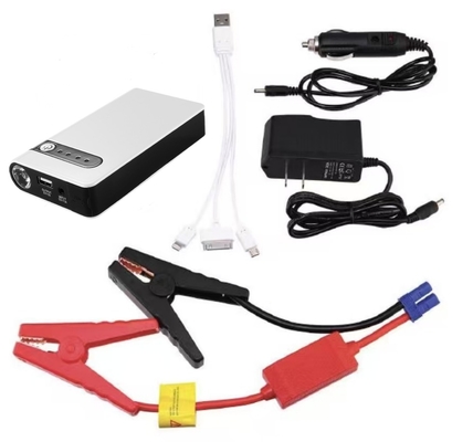 LED el feneri ve 11000mAh pil ile kompakt 12V araba atlama başlangıcı 400A zirve akımı