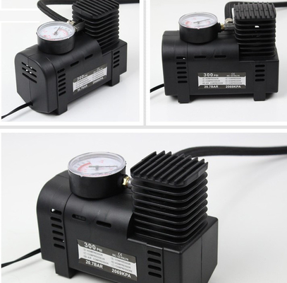 Ağırlık 0.8 Kgs Taşınabilir Araba Hava Pompası DC 12V 250 Psi Saatli Basınç