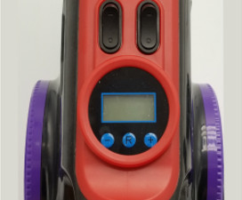 12V elektrikli süpürge ve hava kompresörleri LED ışığı ile el mini hava basıncı dijital ölçer 3 in 1 lastik şişirme ve C