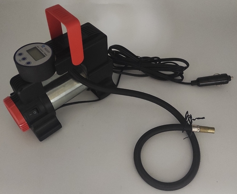 DC12V LED Işık Taşınabilir Metal Araç Hava Kompresörü Dijital Ölçümle