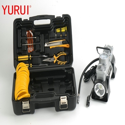 Otomobil Araç Otomobil Hava Kompresörleri DC12v Metal Şok Lastik Şişirici