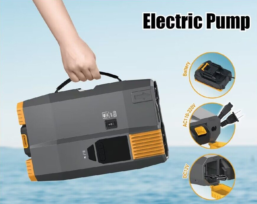 12 volt elektrikli su pompası pil ve AC110V-220V uzun süre çalışmak 20psi ekranla