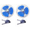 Mavi ve Gümüş Otomotiv Soğutma Fanları / Metal ve Plastik Elektrikli Radyatör Fanı