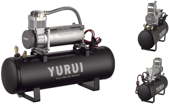 İyi bir fiyat. Çelik / Krom ile 2,5 Galon 12V Taşınabilir Basınçlı Hava Tankı IP67 çevrimiçi