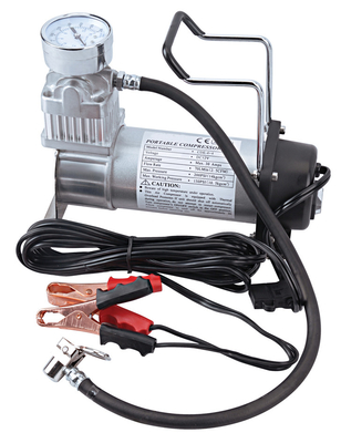 Taşınabilir Tek Silindir OffRoad DC12V Metal Ağır Görevli Hava Kompresörü