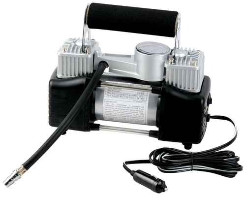 Taşınabilir Lastik Pompası DC 12 Volt METAL Lastik Şişirici Araba Hava Kompresörü Kamyon için Kumaş Çantasıyla