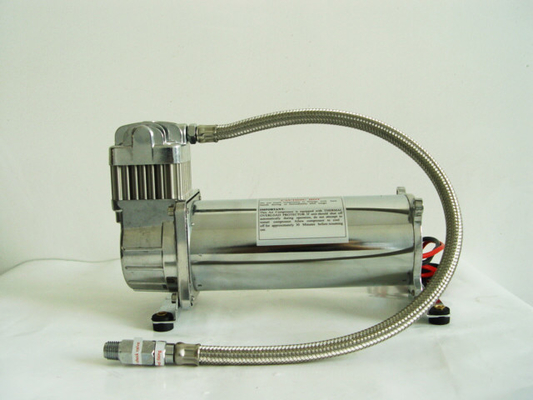 İyi bir fiyat. 200PSI Tek Krom Araba Hava Kompresörü 12v, Kamyonlar İçin Hava Sürüşü Süspansiyonu çevrimiçi