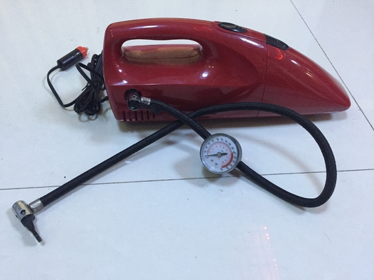 İyi bir fiyat. Enflasyon Fuction ile Araba İçin 2 1 DC 12V Kırmızı ve Sarı Fantezi Taşınabilir Araç Süpürge çevrimiçi